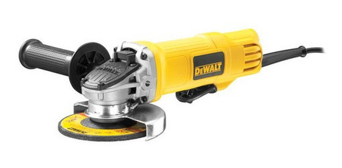Imagen 5 de 7 de Miniamoladora angular DeWalt DWE4120 de 50 Hz color amarillo 900 W 220 V + accesorio