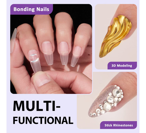 Gel De Uñas Btartbox Solid 20 G Para Uñas Prensadas 3 En 1