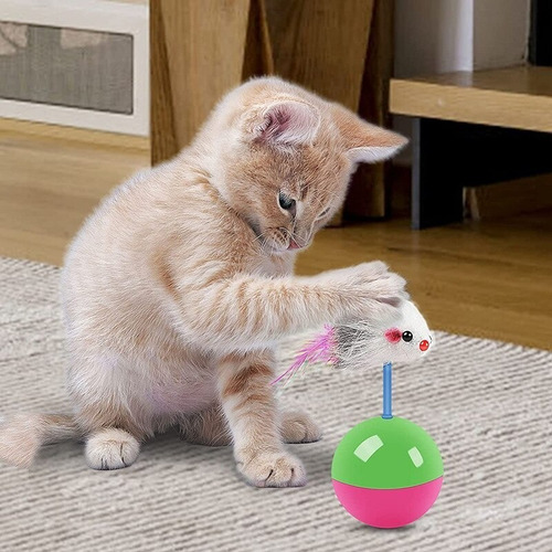 Imagen 7 de 9 de Juguete Para Gatos/perros Pelota Interactiva Diversión