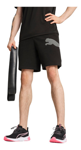 Short Puma Train All Day Big Logo 7 Hombre Cómodo Elástico