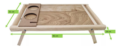 Mesa De Servicio Plegable Cama Laptop Desayunador