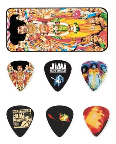 Dunlop Jhpt02m Jimi Hendrix Bold As Love Pick Lata 12 Picks