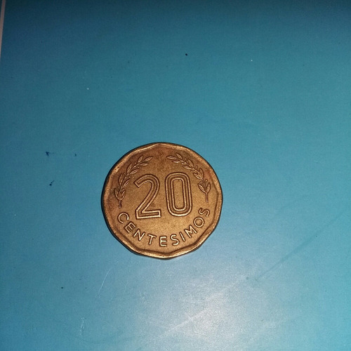 Moneda De Uruguay 20 Centimos Año 1976