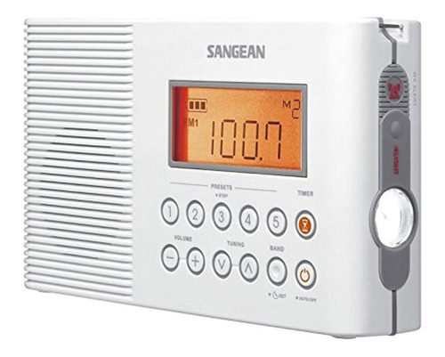 Radio Sangean H201 Impermeable (ducha) Am Fm 