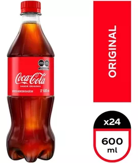 Coca Cola Caja Con 24 Botellas De 600 Ml