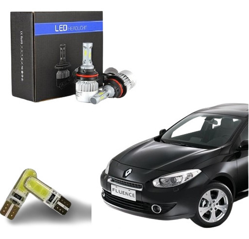 Kit Luces Led Cree H7 O H11 Renault Fluence 16.000 Lms Promo