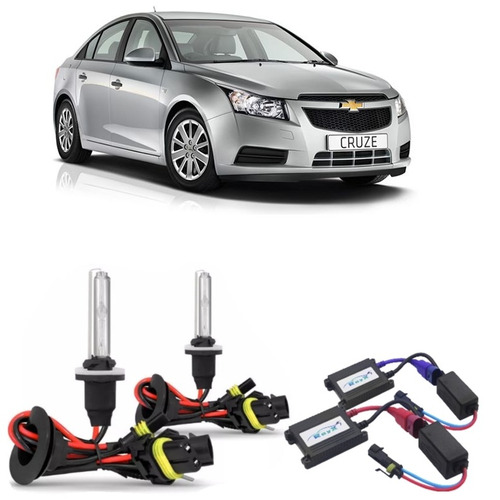 Kit Xenon (par) Completo Farol Milha H8 Gm Cruze 2012/2014