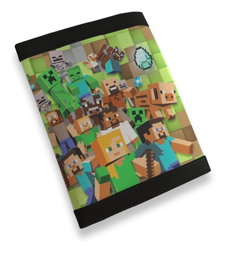 Imagem 2 de 4 de Carteira Infantil Minecraft