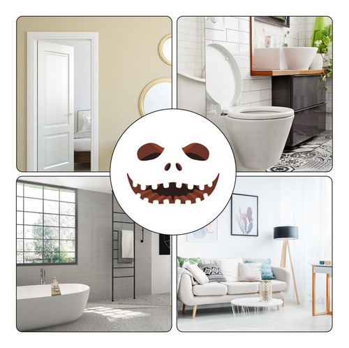 Cf Calcomanía Para Tapa De Inodoro De Halloween Pegatinas