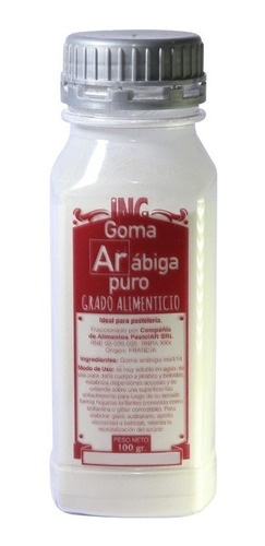 Goma Arabiga Puro Pastelar X 100 Grs