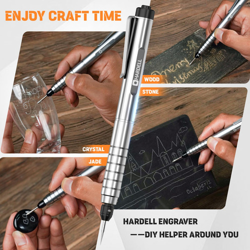 Bolígrafo De Grabado Eléctrico Hardell 37000rpm Usb