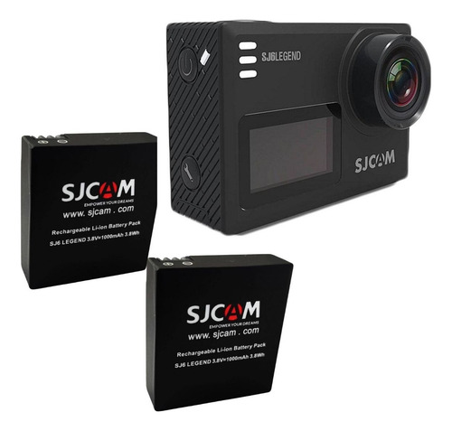 Pack Cámara Mas Dos Baterías Sjcam Sj6 Legend 4k Wifi