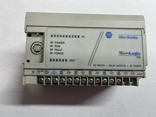 1761-l16bwa Allen Bradley Plc Micrologix 1000 (Usado)