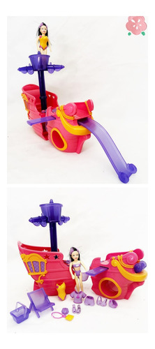 Polly Pocket Barco Pirata