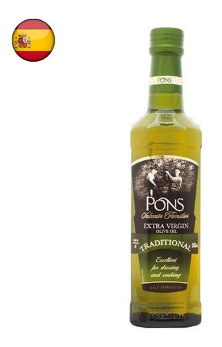 Azeite Espanhol Pons Tradicional Baixa Acidez 500ml