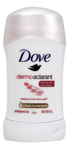 Dove Antitranspirante Dermo Aclarant En Barra Para Dama 45 G