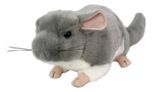 Muñeca De Peluche Suave De Chinchilla De Cola Larga