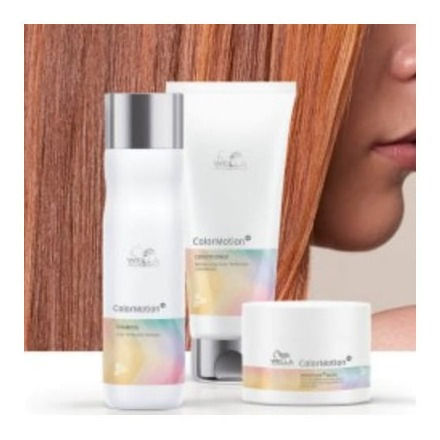 Color Motion + Wella Kit Shampoo Máscara Condicionador
