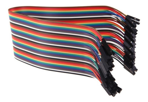 Cable Dupont Protoboard Hembra Hembra 20cm Arduino [ Max ]