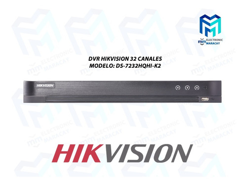 Dvr 32 Canales Hikvision Ds-7232hqhi-k2 1080p 4mpx Lite