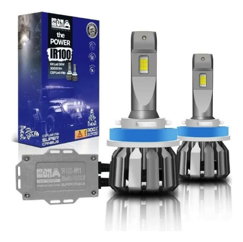 Kit Cree Led H11 Canbus Csp Iron Ir100 No Da Error Alta Gama