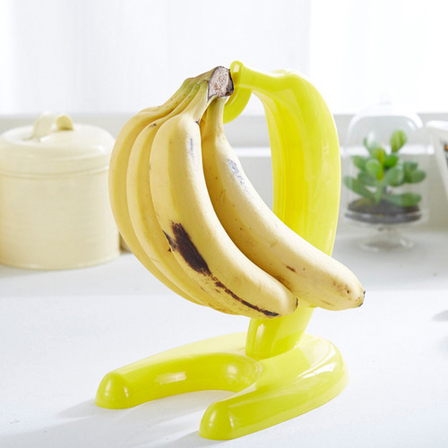 Suporte Moderno Para Pendurar Banana Amarela Para Bancada