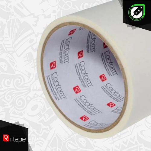 Imagen 1 de 2 de Transfer Lechozo Rtape Para Rotulacion 0.61 Cm X 1 Metro
