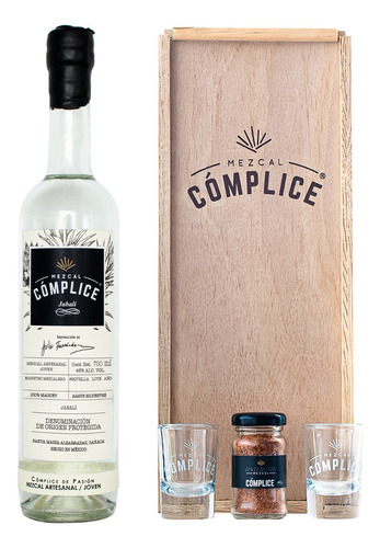 Kit Mezcal Cómplice Jabalí ( De Pasión Joven 46%, 500ml )