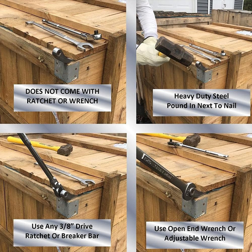 Herramientas Con Cabezal Adaptador Crowbar, Cabezal Angular