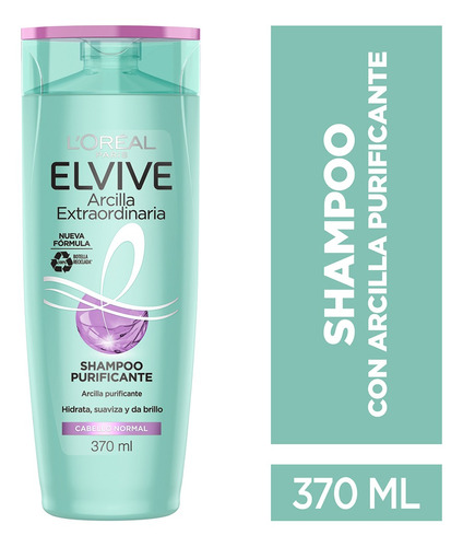 Shampoo Elvive Arcilla Extraordinaria 370ml