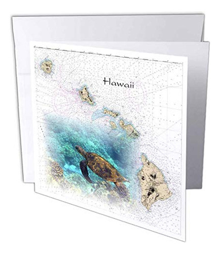 Greeting Cards, 6 X 6 Inches, Pack Of 6, Print Of Hawai...