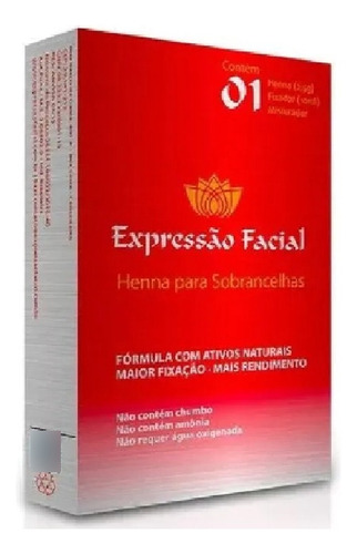 Henna Sobrancelha Profissional Expressão Facial Com Fixador