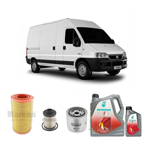 Kit 3 Filtros Peugeot Boxer 2.3 Mareno Y Selenia 15w40 X5