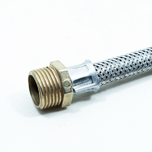 Imagen 1 de 6 de Flexible Chicote Mallado Agua 1/2 X 35 Industria Argentina