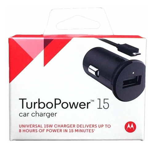 Promocion Cargador Turbo Motorola De Carro + Cable Fast Carg