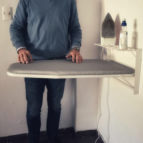Imagen 4 de 10 de Tabla De Planchar De Pared Höllsen Con Funda Aluminizada