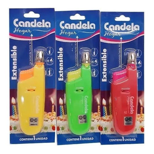 Encendedor Horno Termo Vela Fanales Extencible Recargable