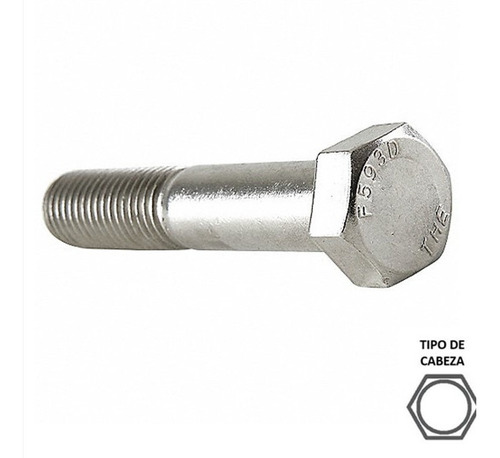 Tornillo Hex Inox T304 Mm 24 - 3.00 X 85 20 Pzs *