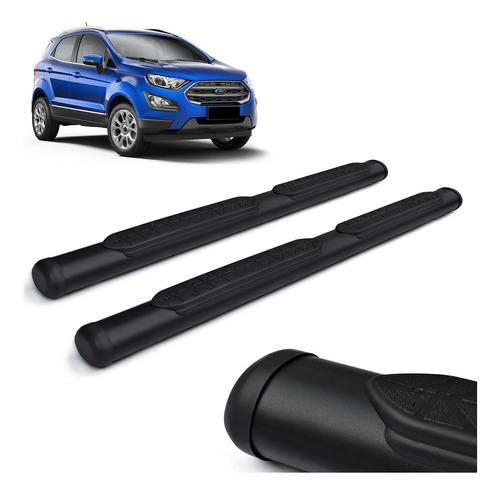 Estribo Oblongo Aço Carbono Preto Ecosport Titanium 2014