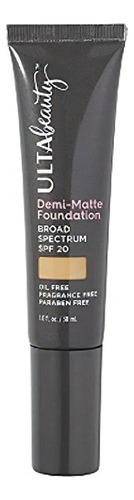 Base Ulta Beauty Demi-Matte Foundation Broad Spectrum SPF 20 mel w