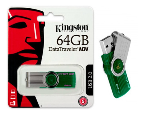 Imagen 1 de 3 de Pendrive 64gb Kingston Original Memoria Usb 3.0 En Blister
