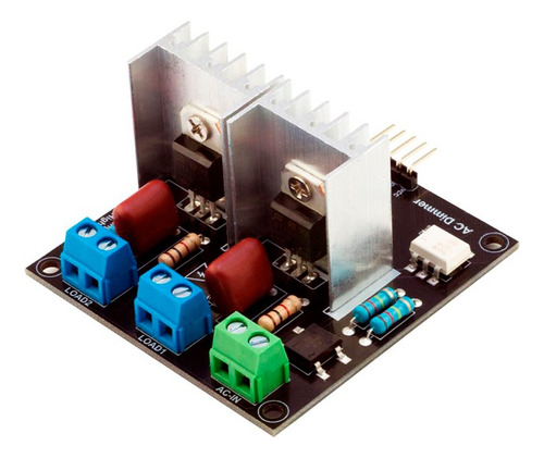 Módulo Dual Dimmer Ac Para Arduino, 2 Ch127/220v 10a