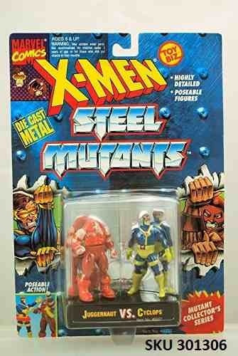 X-men Steel Mutante Juggernaut Vs Cyclope Figuras Acción W15