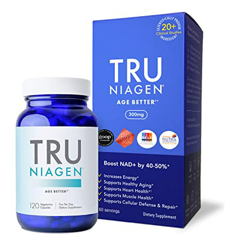 Vitamina B3 - Suplemento - Tru Niagen Nad + Suplemento Poten