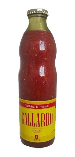 Imagen 1 de 4 de Tomate Triturado Nat 8 Botellas X 1 Litro Mendoza