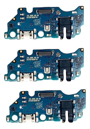Kit Com 03 Placa De Carga Dock Conector P/ Samsung A03 Core