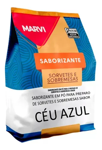 comprar Marvi Base Saborizante Céu Azul Para Sorvete Picolé 1kg