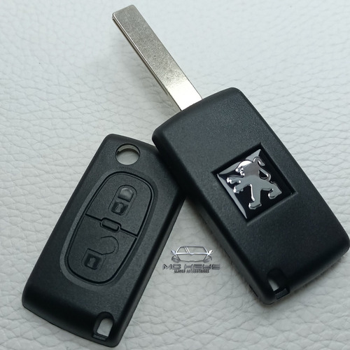 Carcasa Llave Control Peugeot 207 307 308 407 408 2 Botones