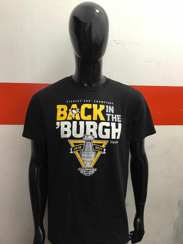 Remera Reebok Nhl Stanley Cup Champions Pittsburgh Penguins