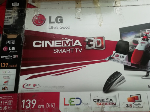 Imagen 10 de 10 de Tv 55 LG 3d Full Hd Modelo 55 Lm7600 - Lentes 3d Y Dual Play